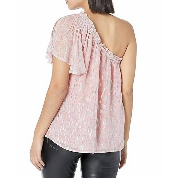 NEW RAMY BROOK printed eleanor top in flirt combo - Picture 2 of 2